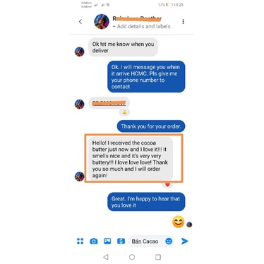 Bơ cacao làm bánh, socola  Bản Cacao