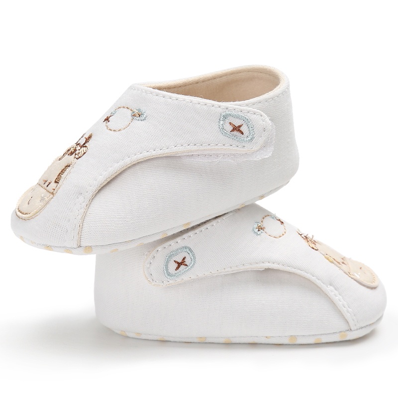 Giày Cotton Mềm Mại Chống Trượt In Họa Tiết Động Vật Hoạt Hình Dễ Thương Thời Trang Cho Bé Trai Gái Sơ Sinh