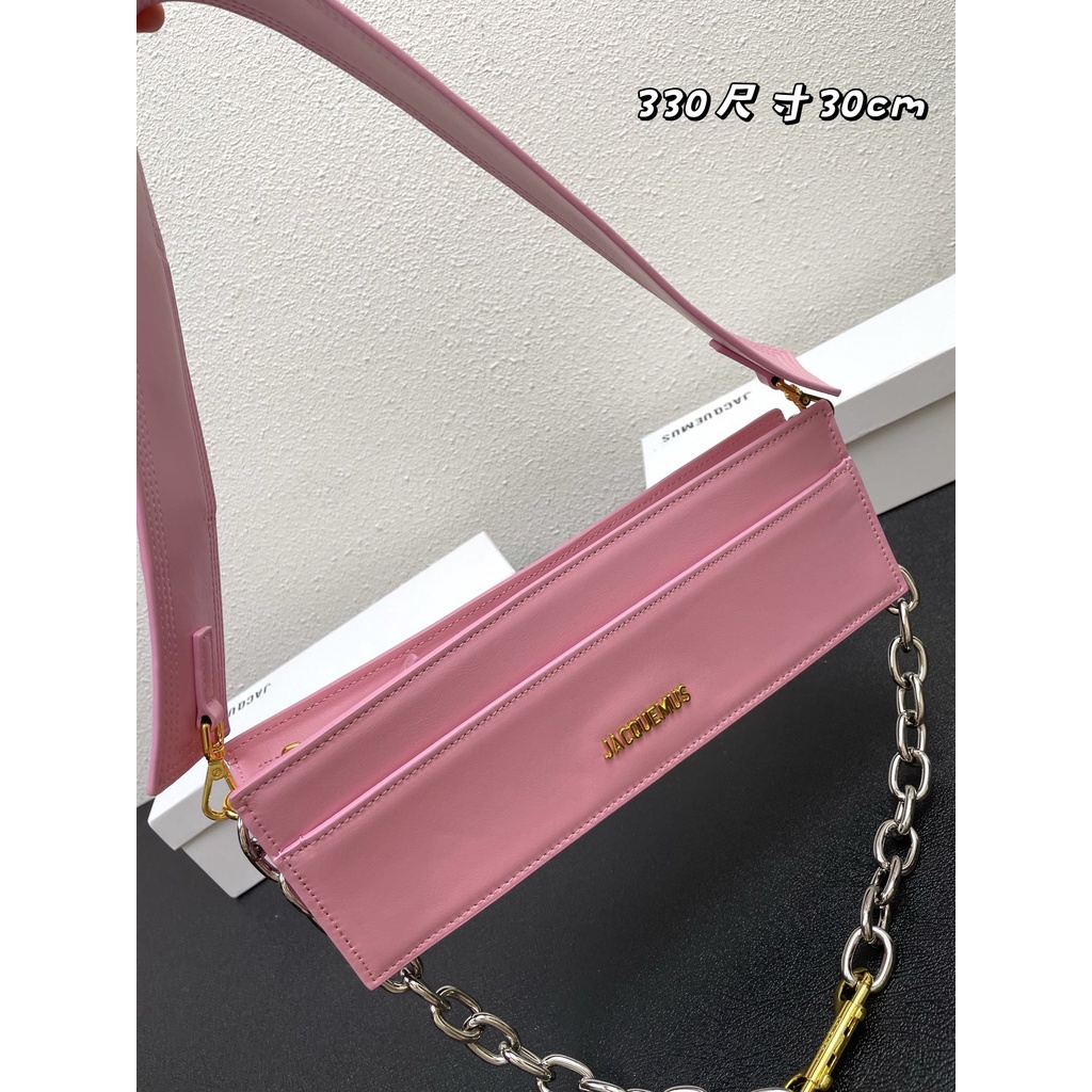 Túi đeo vai nữ da thật thời trang cao cấp Jacquemus phong cách trẻ trung, thời thượng
