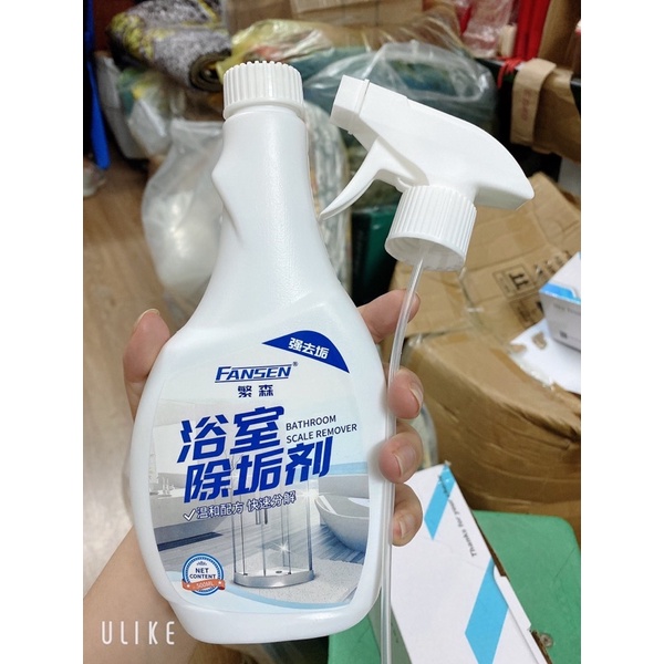 CHAI TẨY CANXI 500ml GIÚP ĐỒ NHÀ TẮM SẠCH NHƯ MỚI