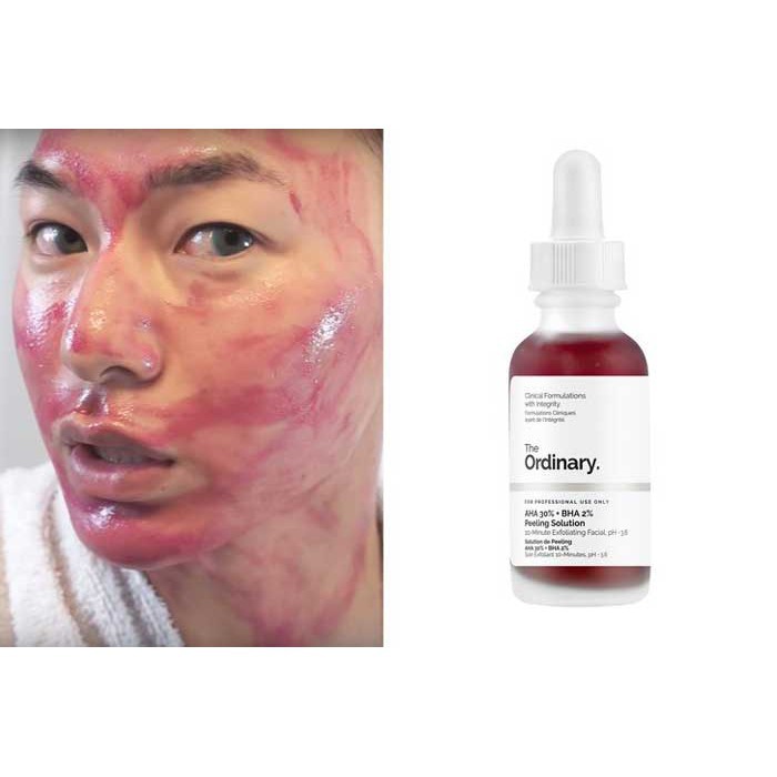 Tẩy Da Chết Tế Bào Chết Da Mặt The Ordinary AHA 30% + BHA 2% Peeling Solution nhập Mỹ SeeMe beauty