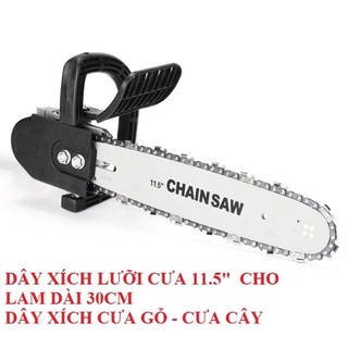 Bộ Lam Cưa Xích Gắn Máy Mài Cầm Tay Thành Máy Cưa Gỗ Tiện Dụng Loại 1