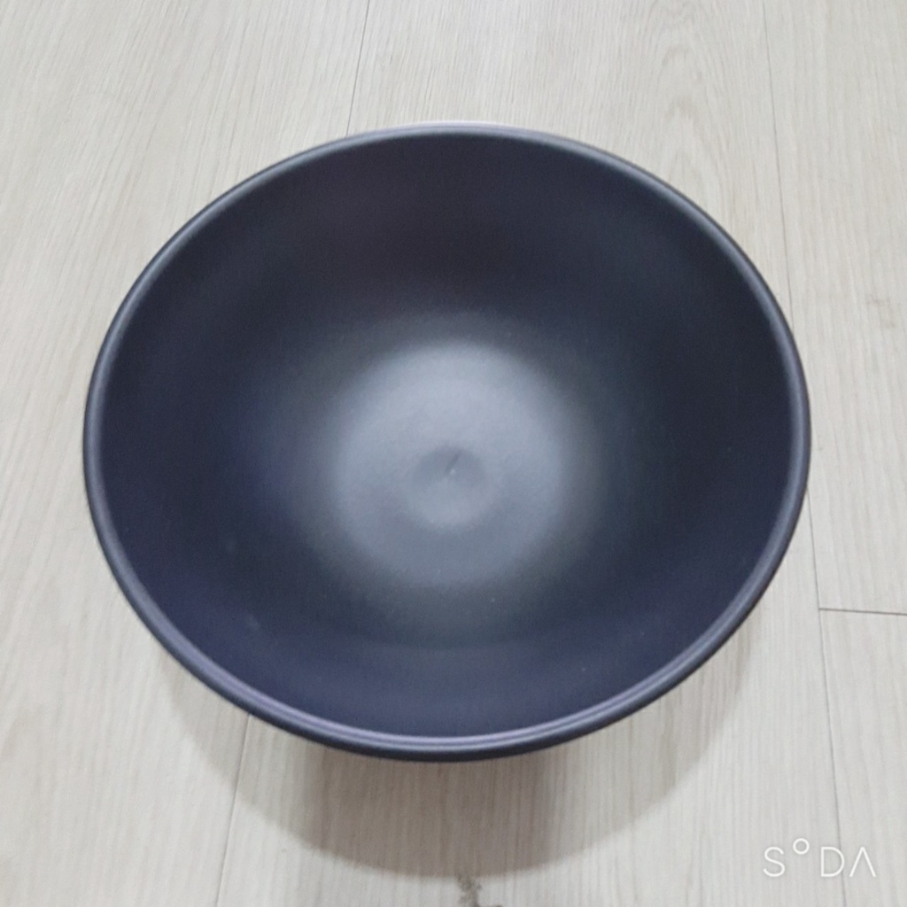 Tô nhựa melamine X38N màu đen nhám nhà hàng sang trọng - Cao Cấp