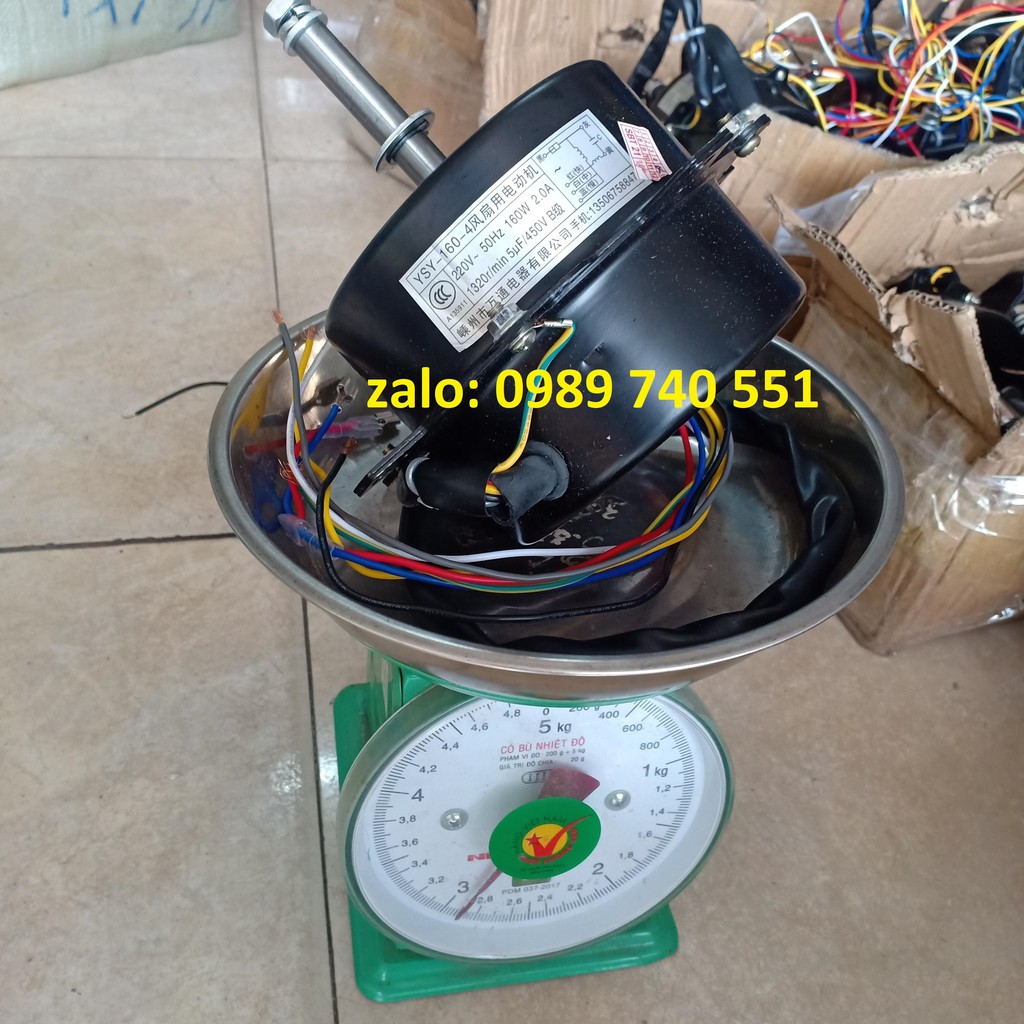 Motor quạt điều hòa hơi nước 160w - quay ngược chiều kim đồng hồ