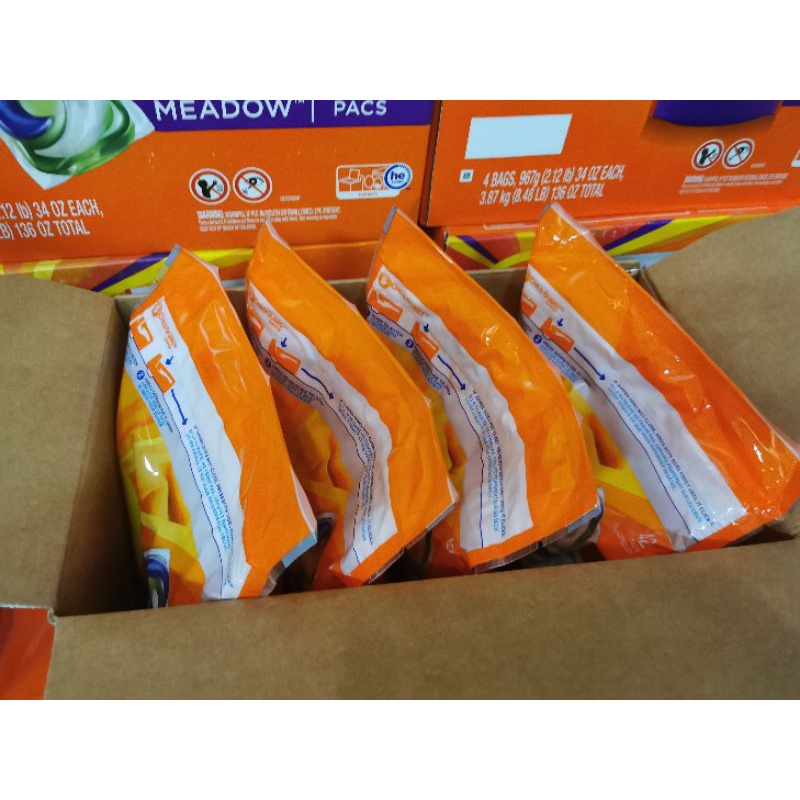 Viên giặt Tide pods 4 túi 168v