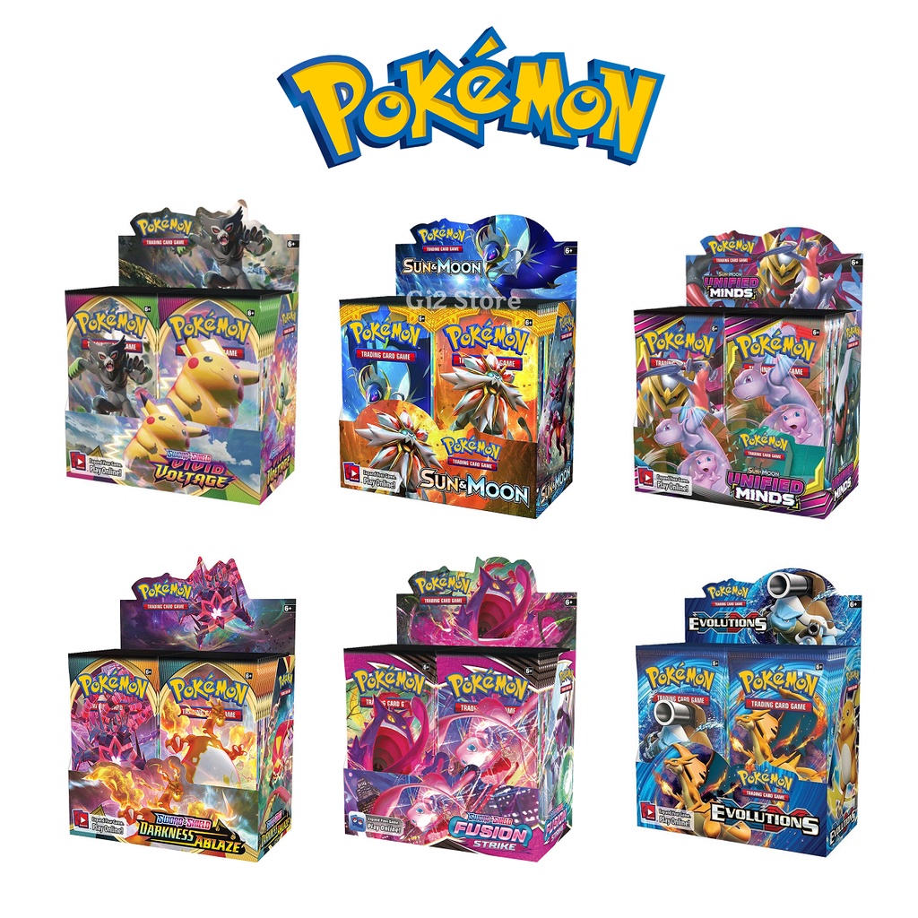 Bộ thẻ Bài Pokemon Hộp 360 Thẻ Cao Cấp Siêu Đẹp Nhiều Loại