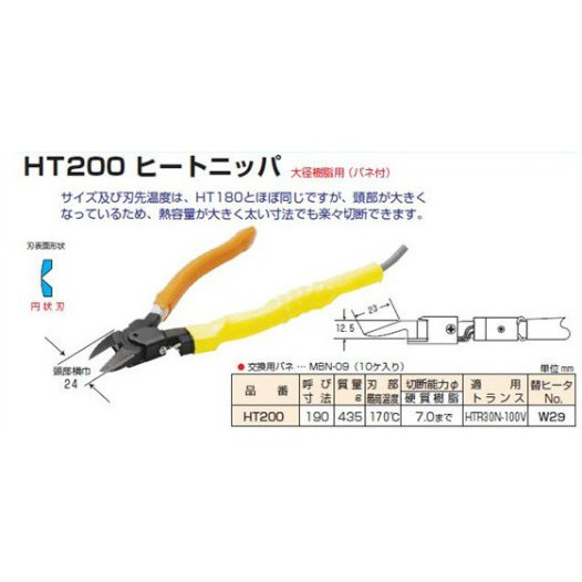 Kìm nhiệt cắt nhựa HT200 Merry Nhật Bản / KIKOVN