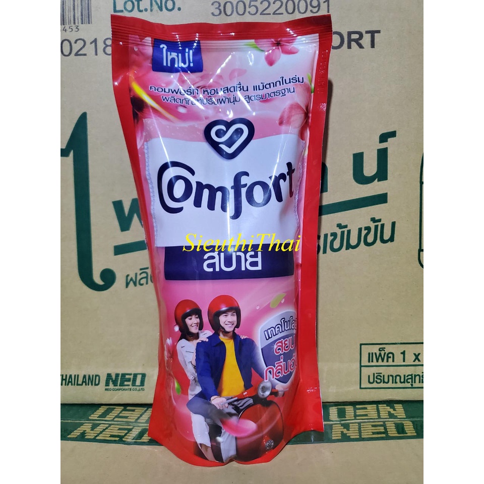 Nước xả vải Comfort Thái Lan túi