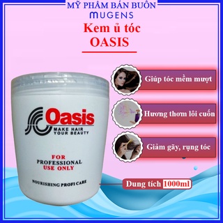 Kem ủ tóc OASIS 1000ML phục hồi hư tổn Hấp ủ tóc thẳng mượt bổ sung collagen LOẠI 1 CT77