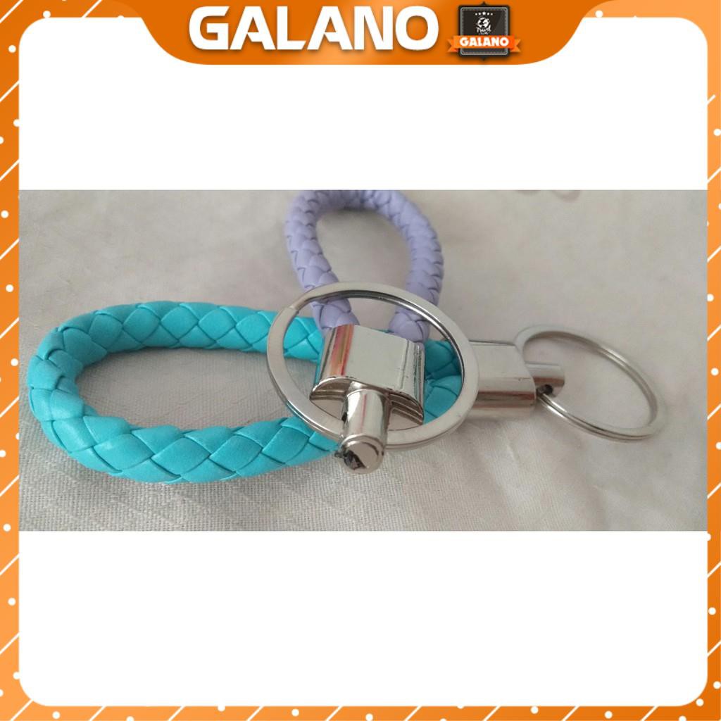 Móc khóa EDC GALANO móc gắn chìa khóa tết dây thủ công tinh tế có quai treo móc tiện dụng HG-001303