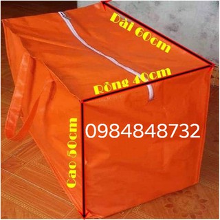 5 Túi Bạt xanh cam Tú Phương loại to đẹp