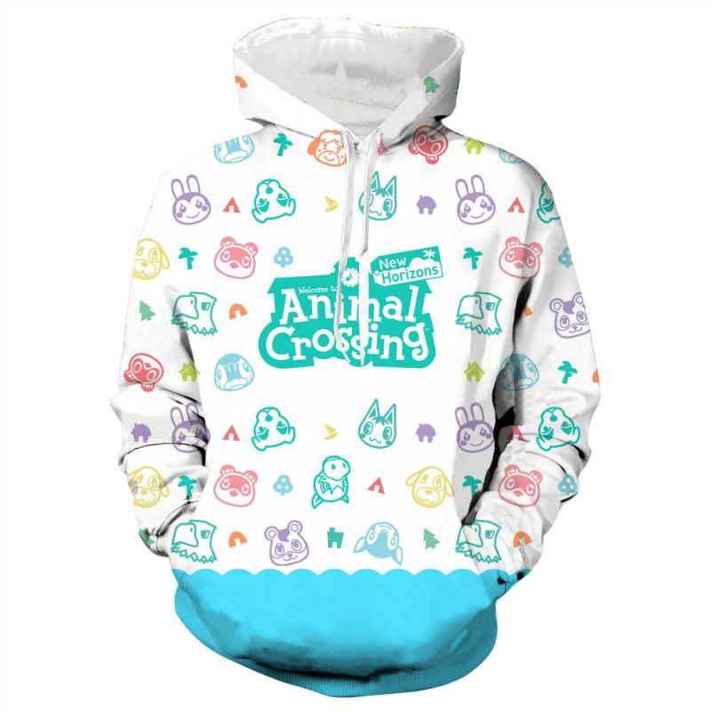 Áo Hoodie In Hình 3d Game Animal Crossing