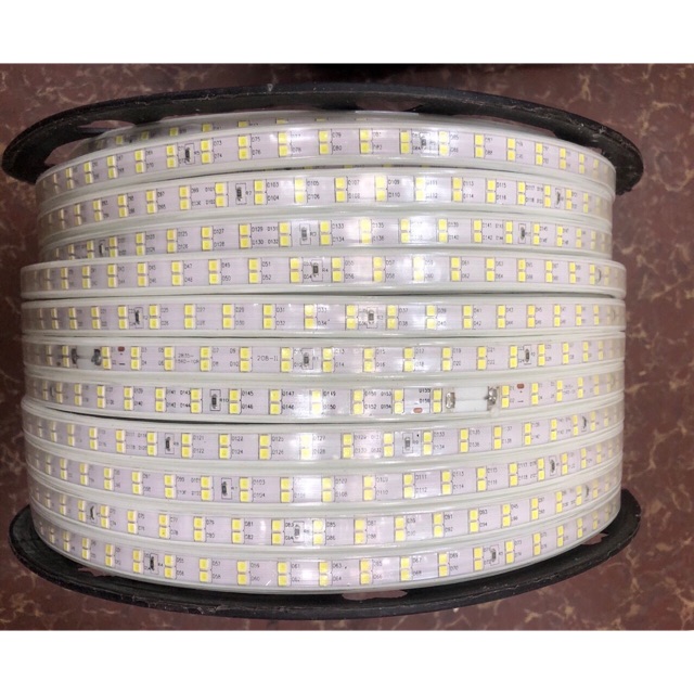 Cuộn Đèn Led 220V 100m 2835 - 2 hàng,Led Cuộn 220V,Led Chăng Cây,Led Quẫn Cây