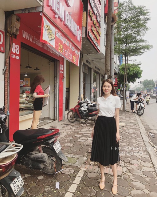BÁN SỈ CHÂN VÁY DẬP LY 4 MÀU CHO NỮ