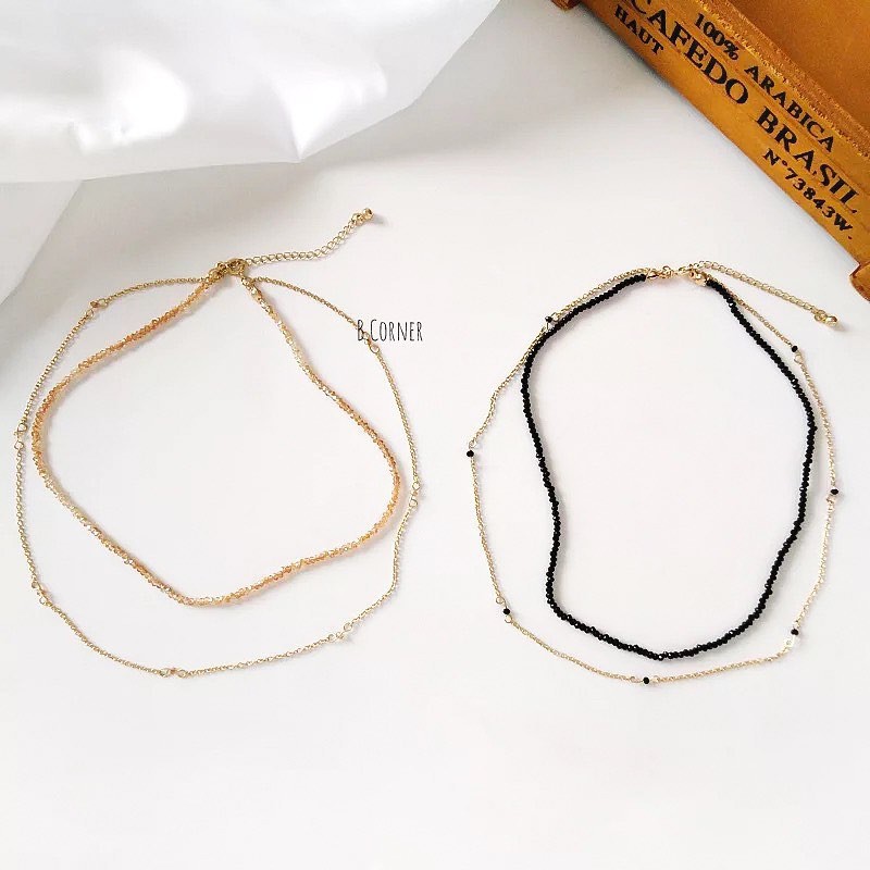 Vòng Choker Hạt Đá Nhỏ - TS1103