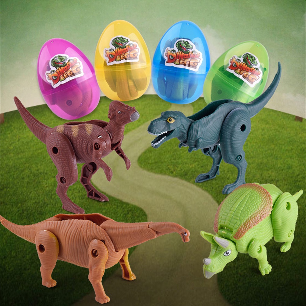 Mô Hình Đồ Chơi Khủng Long Đẻ Trứng Khủng Long Bằng Nhựa Màu Sắc Ngẫu Nhiên