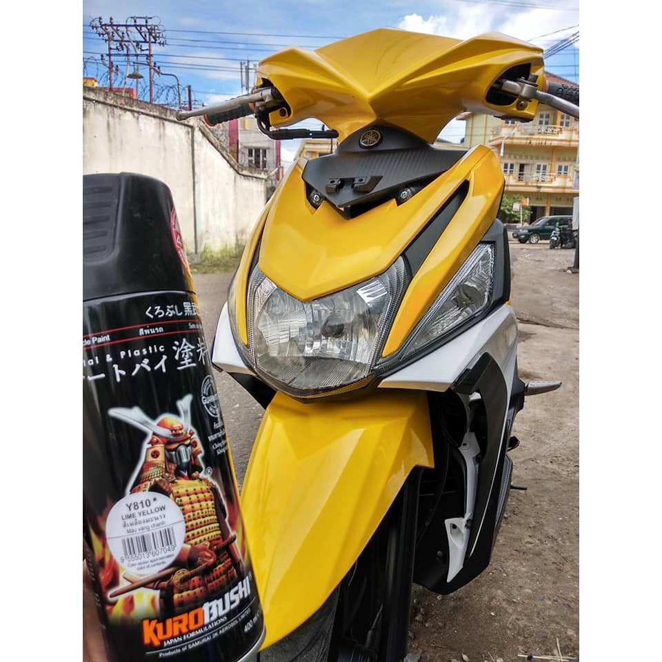 Sơn xịt Samurai Việt Nam – Y810 – Màu Vàng chanh Yamaha