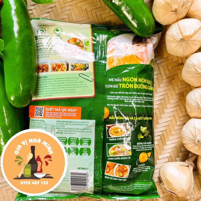 HẠT NÊM THỊT THĂN XƯƠNG ỐNG KNORR 400GR-1,8KG