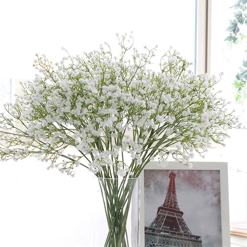 Bó Hoa Gypsophila / Gypsophila Giả Bằng Nhựa 16 Cành Dùng Trang Trí