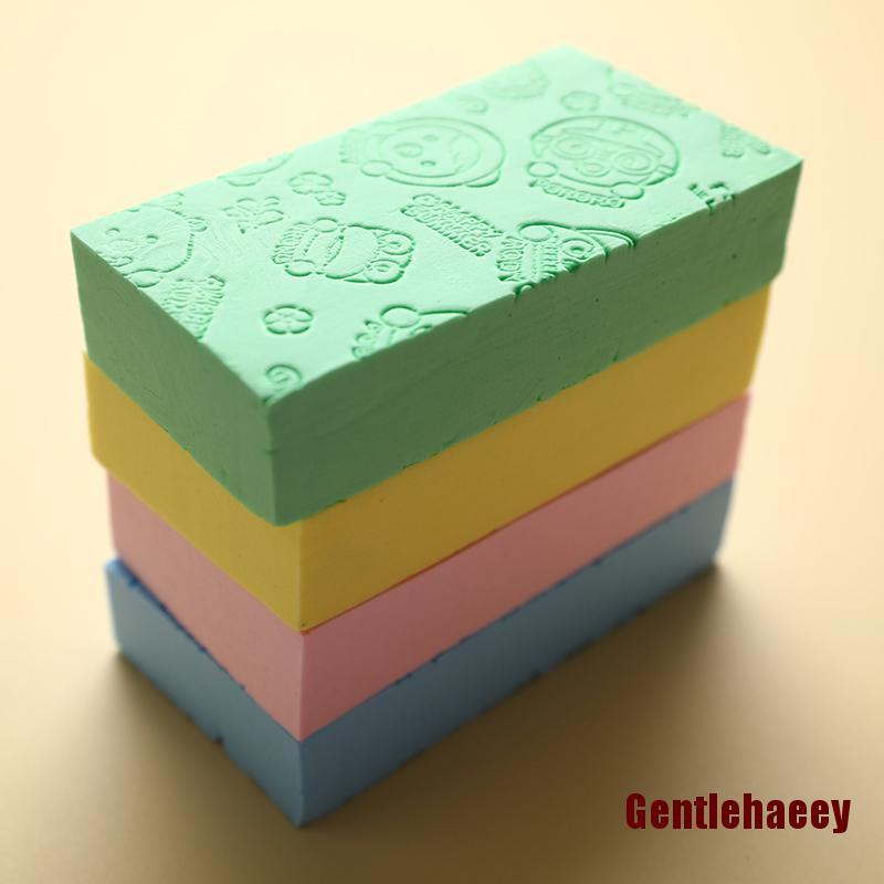 Bông Tắm Chà Xát Tẩy Tế Bào Chết Phối Ren In Họa Tiết Xinh Xắn Cho Bé