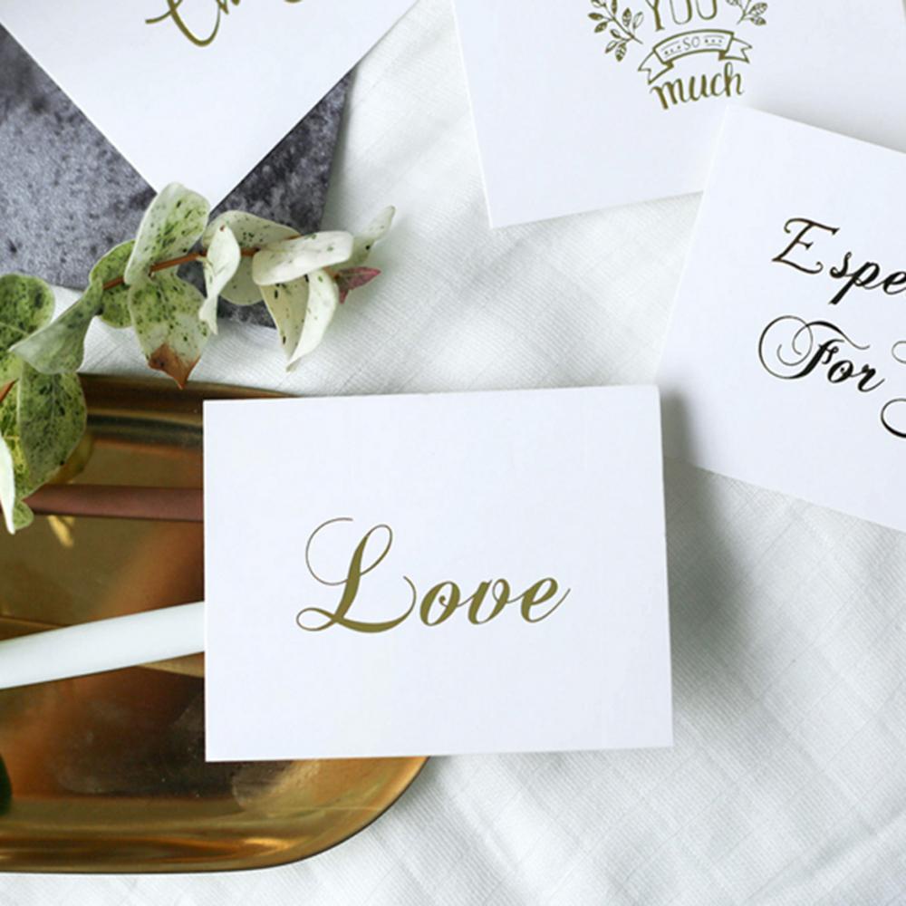 Set 50 Thiệp Mời Đám Cưới / Sinh Nhật 6x8cm|Dụng Cụ Dập Dấu Trang Trí Đa Năng Tiện Dụng