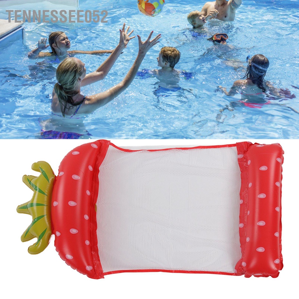 Tennessee052 Võng nước bơm hơi Phao Ghế nổi đa chức năng Bể bơi bè Phụ kiện Hồ Mẫu dâu tây