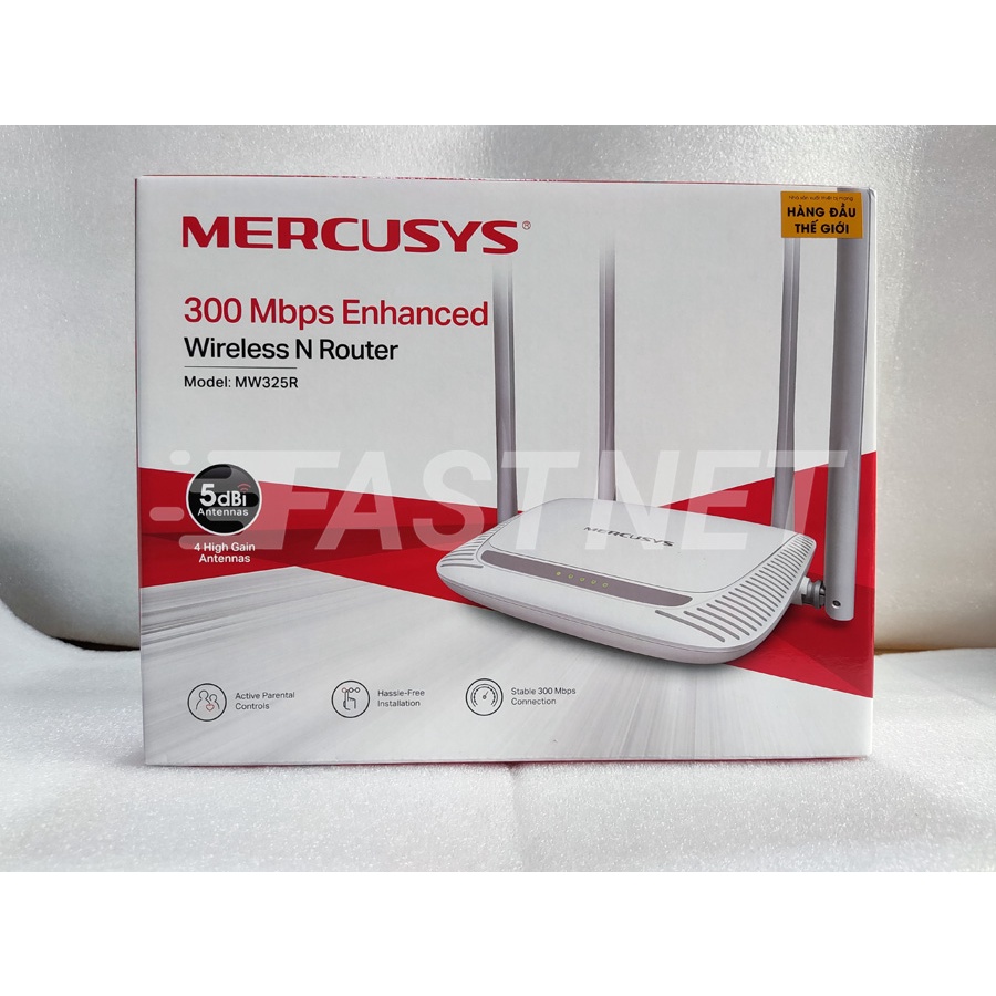 [Hỏa tốc] Bộ Phát Router Wi-Fi Mercusys MW325R Chuẩn N Tốc Độ 300Mbps