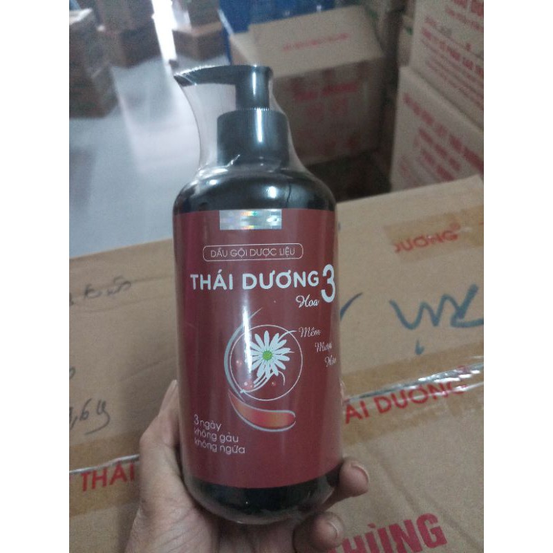 Dầu gội Thái Dương 3 hương hoa - chai 480ml