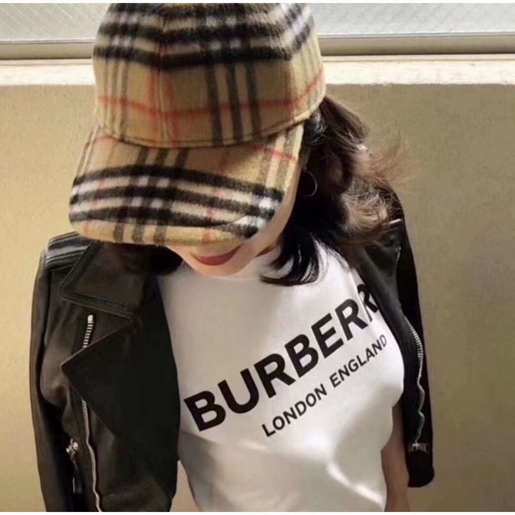 Áo Thun Phông đôi Nam Nữ Áo tay lỡ cotton Unisex BURBERPY cực HOT
