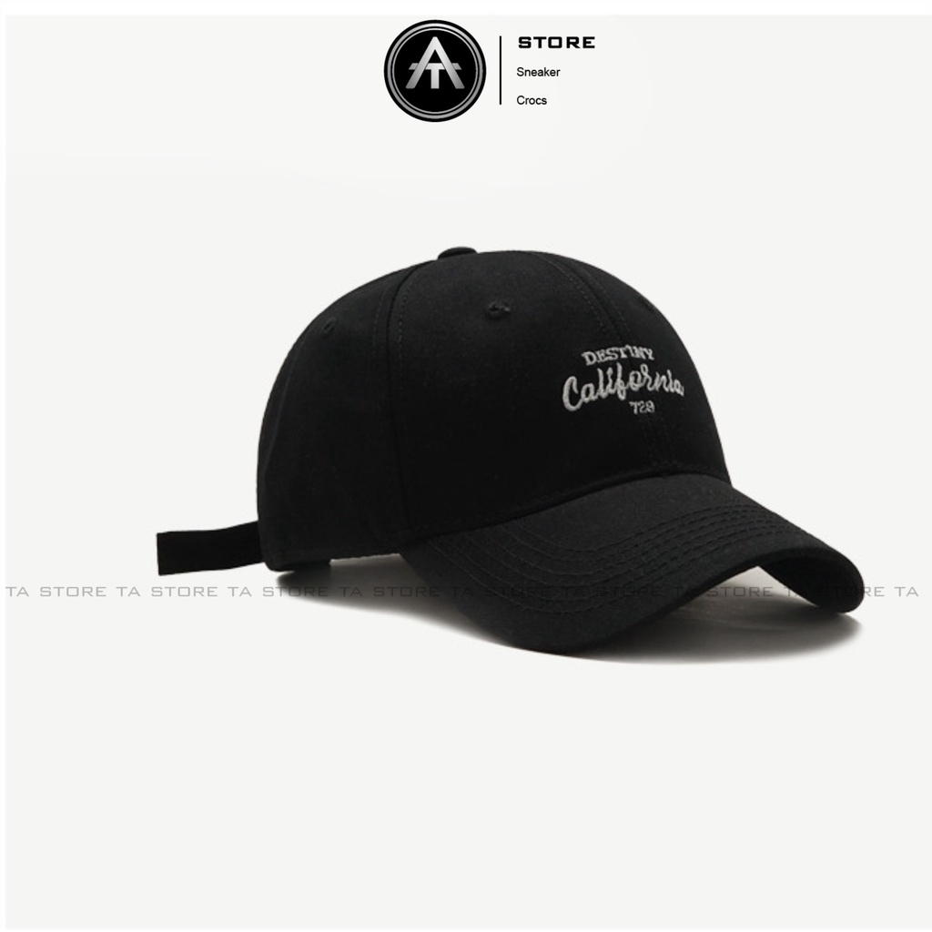 Mũ lưỡi trai California thêu Ta Store thời trang, phong cách nón kết nữ Hàn Quốc cao cấp