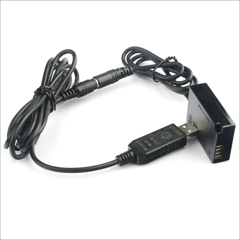 Pin Sạc QC3.0 LP-E17 DR-E18 DC Cho Canon EOS 77D 200D 250D 750D 760D 800D 850D 8000D 9000D RP