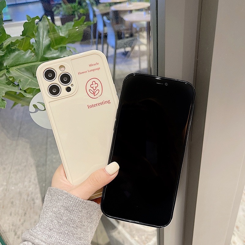 Ốp Điện Thoại Họa Tiết Khung Ảnh Đơn Giản Thời Trang Cho iPhone 13mini 11/12pro iphone678plus/xsmax/xr