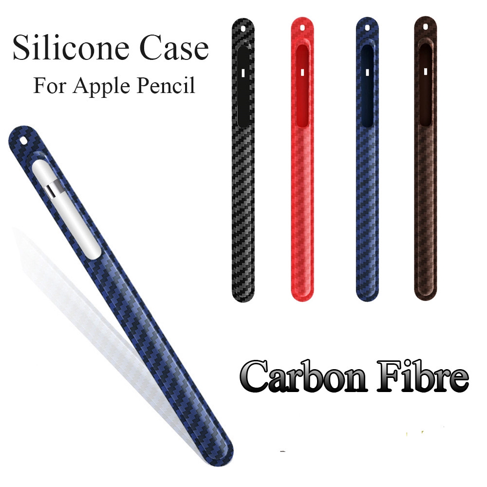 For Apple Pencil 1 Touch Screen Pen Cover Tablet Pencil carbon fiber  Protective Case