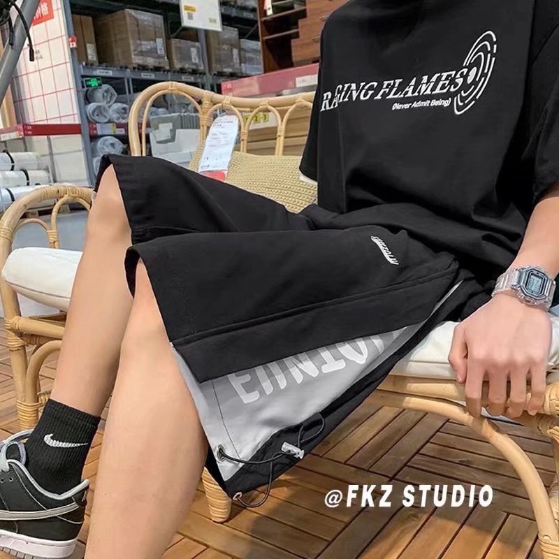 Quần Short Thể Thao Ống Rộng Thời Trang Mùa Hè Hàng Mới Dành Cho Nam Sinh