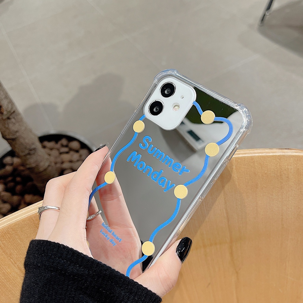 Ốp lưng iphone Ốp Điện Thoại Silicon TPU Tráng Gương Thời Trang Cho iPhone pro max 11 pro max X Xr Xs max 7 8 Plus 13 12 pro max Mini 14 Dinuo case