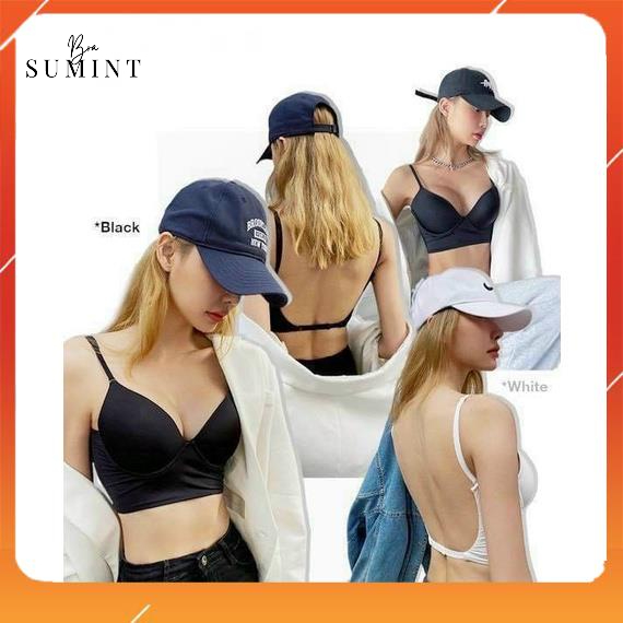 Áo ngực, áo lót nữ su đúc dây trễ hở lưng cao cấp có gọng đệm mỏng siêu hot hit SM75