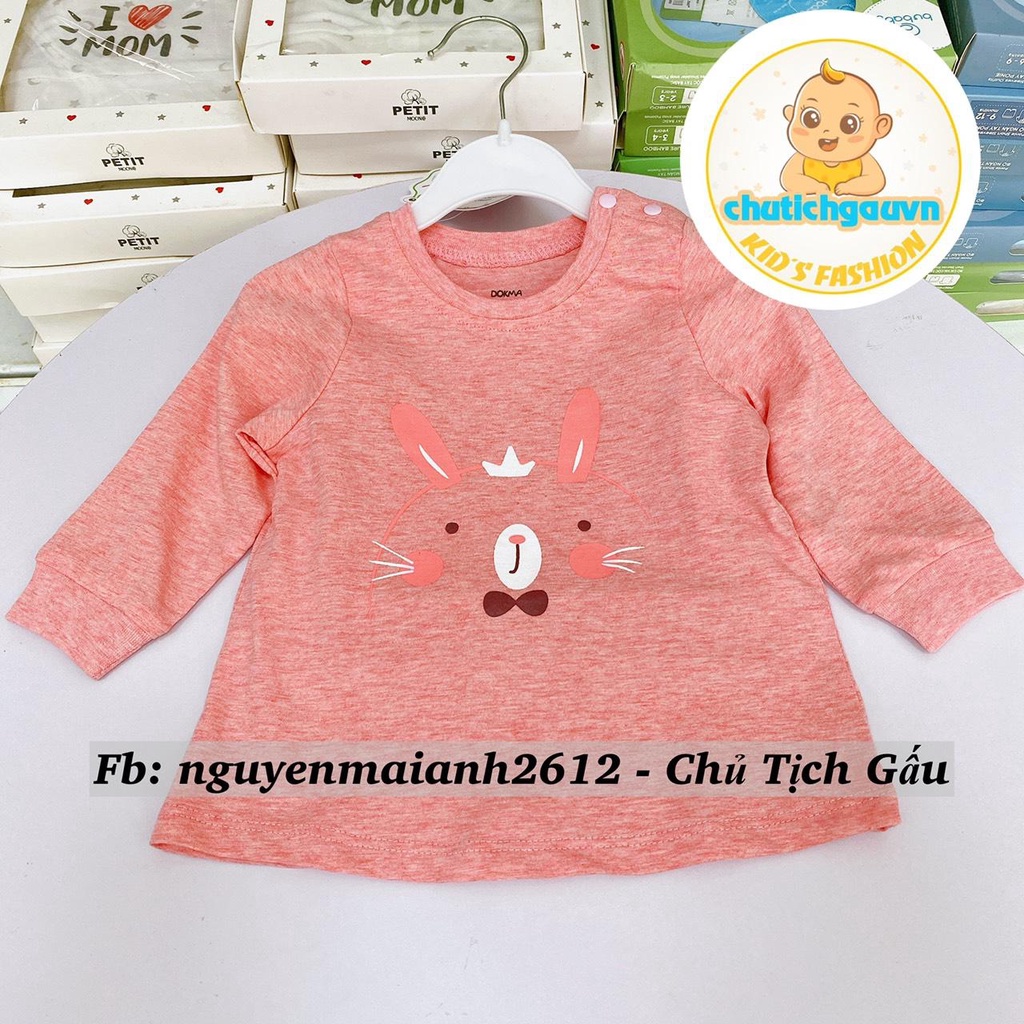 [ DOKMA ] Áo cho bé gái từ 6 tháng đến 3 tuổi