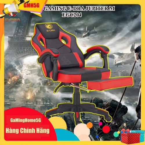 Ghế Gaming E-Dra Jupiter M EGC204 V2 - Phiên bản nâng cấp mới với chân thép và lưng ghế cao - Bảo hành 12 tháng
