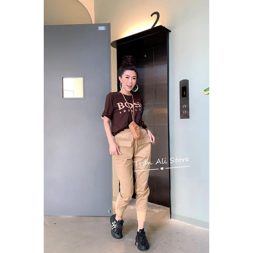 sét boss áo cotton tàu + quần nỉ