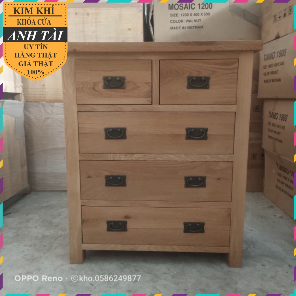 Tay Nắm Hộc Tủ Gỗ Sồi Bản Đồng phong cách giả cổ, châu Âu.