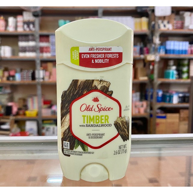 Sáp khử mùi Nam Old Spice TIMBER / WOLFTHORN 73g