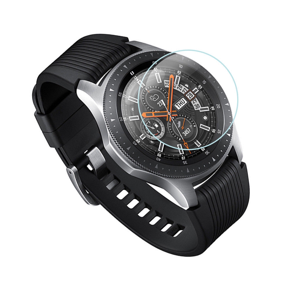 3 Miếng dán cường lực HD 9H trong suốt cho đồng hồ thông minh Samsung Galaxy Watch 46mm 42mm