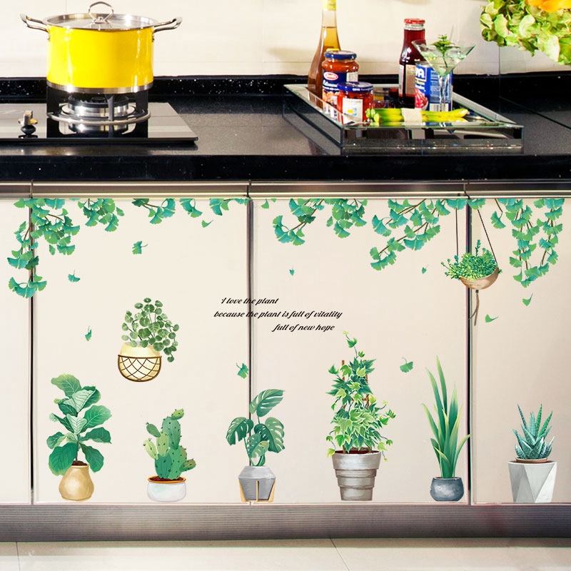 Giấy Dán Tường Trang Trí Tủ Bếp Đẹp Mắt