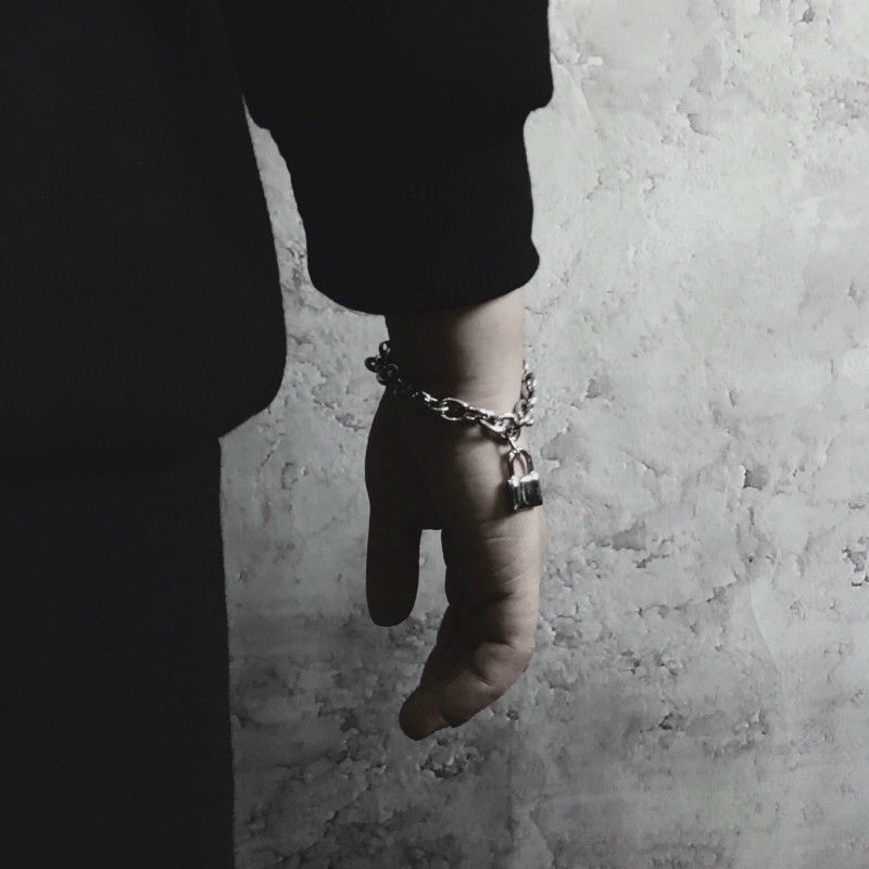 Vòng Đeo Tay Hình Ổ Khóa Độc Đáo Cá Tính Phong Cách Hip-Hop Hàn Quốc