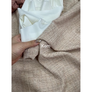 Vải dạ tweed hàn sịn