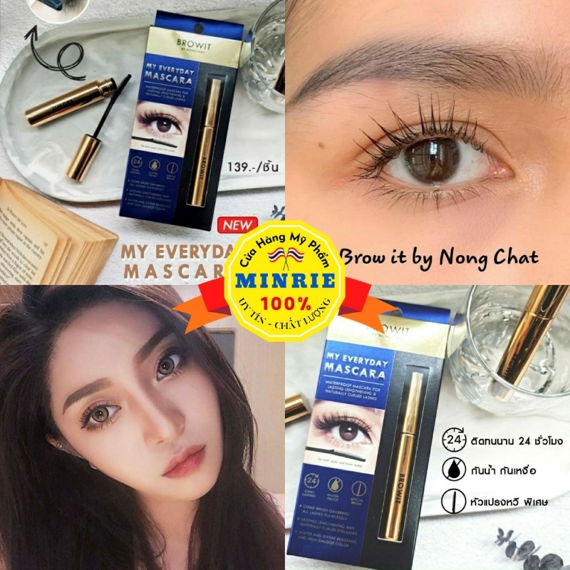 [ Chính Hãng ] Mascara Browit By Nongchat My Everyday Mascara 5.5g - Thái Lan