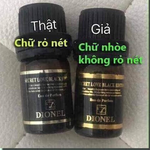 (Phân biệt  Auth-Fake) Nước hoa vk Dionel secret love