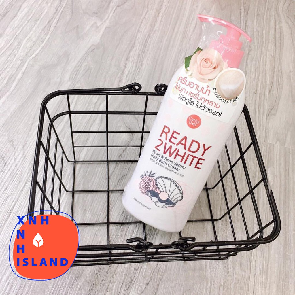 Sữa Tắm Cathy Doll Ready 2 White Pearl Rose Serum - 500ml