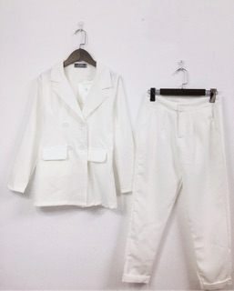 Set Blazer Trắng