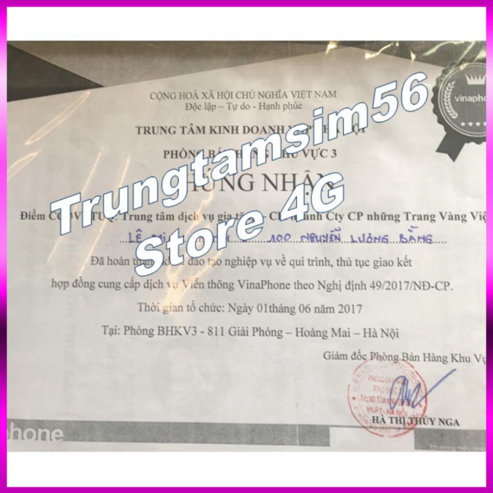 GIÁ CỰC ĐÃ Sim Vina VD149, VD89(D60G), F-HAPPY, D500 12 Tháng Miễn Phí 720GB Data 4G và Gọi Điện Miễn Phí , Bảo Hành 12 